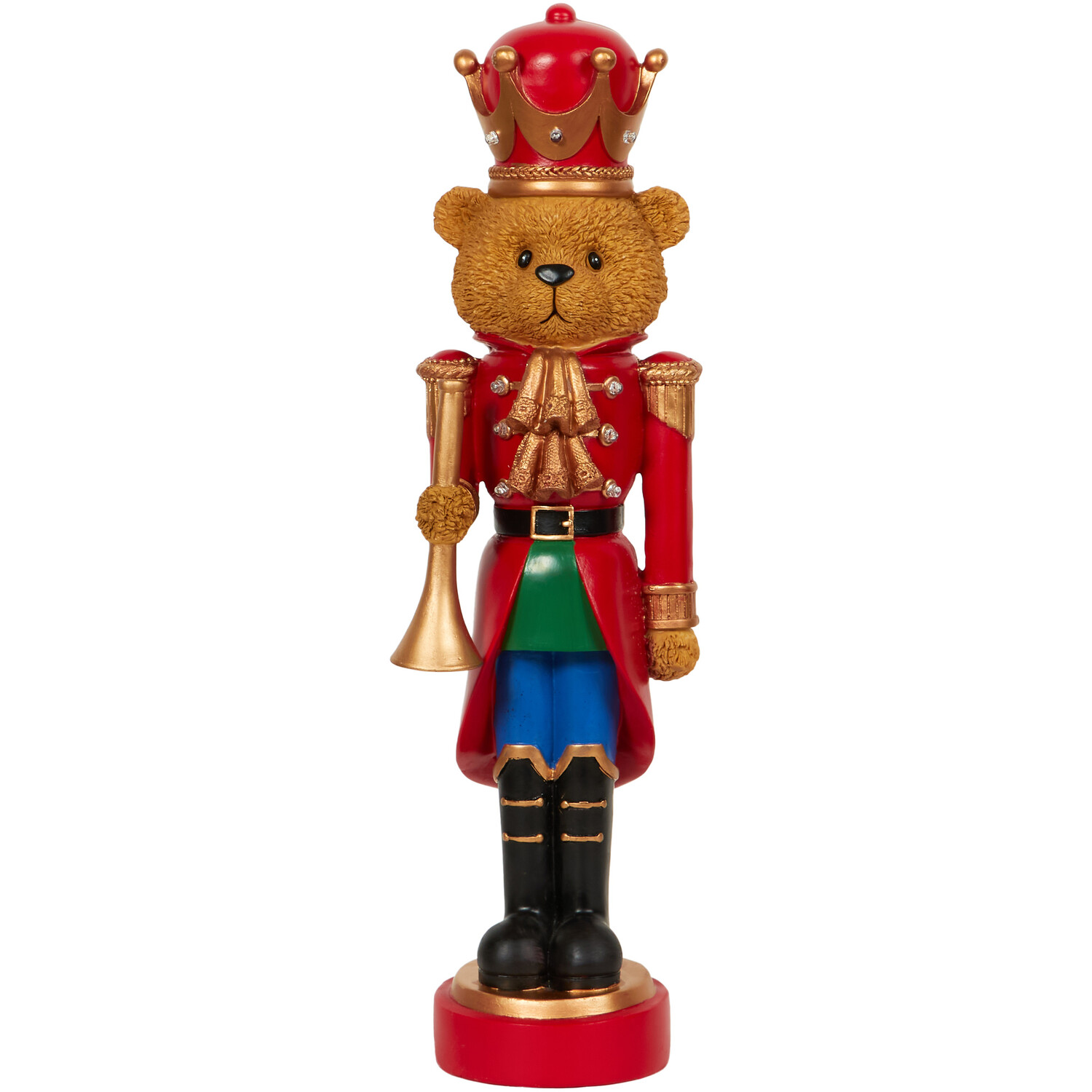 Sleigh Bells Ring LED Teddy Bear Soldier Image 1