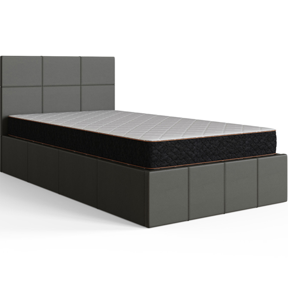 GFW Single Grey End Lift Ottoman Bed Image 4