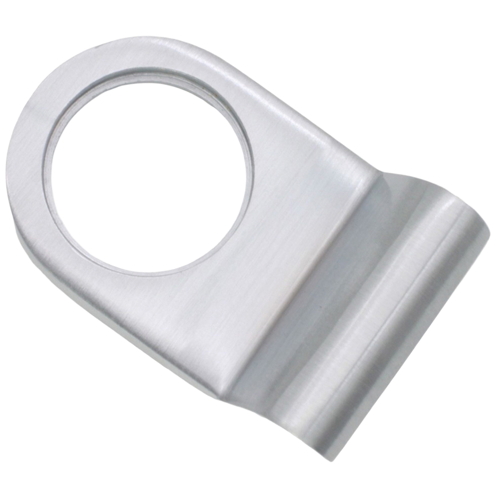 Spira Brass Satin Chrome Victorian Cylinder Pull Image 1
