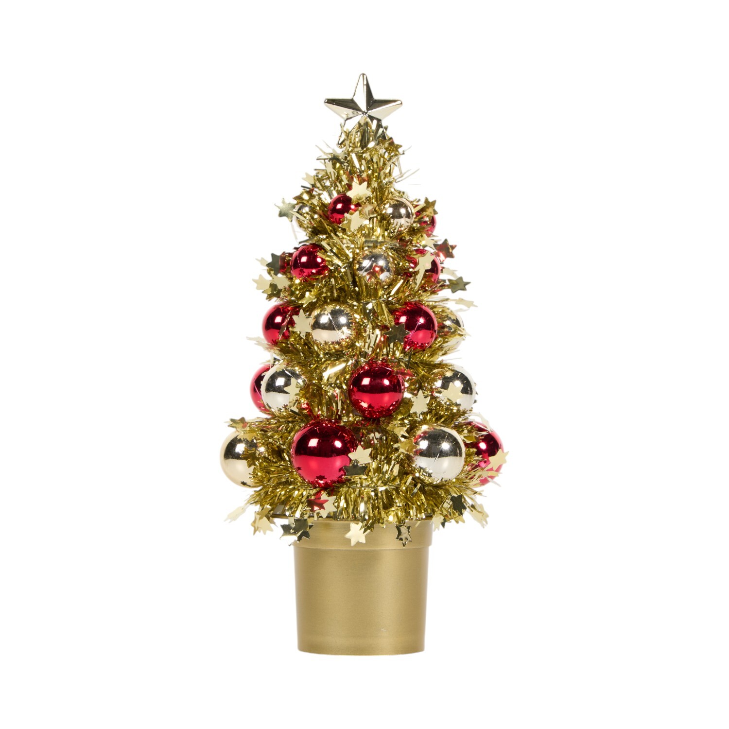 Christmas Tinsel Tree with Ball Image 6