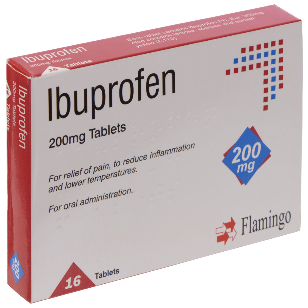 Galpharm Ibuprofen 200mg 16 Caplets Image 2