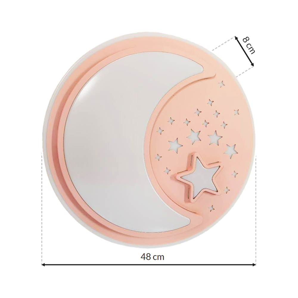 Milagro Note Pink LED Ceiling Lamp 230V Image 5