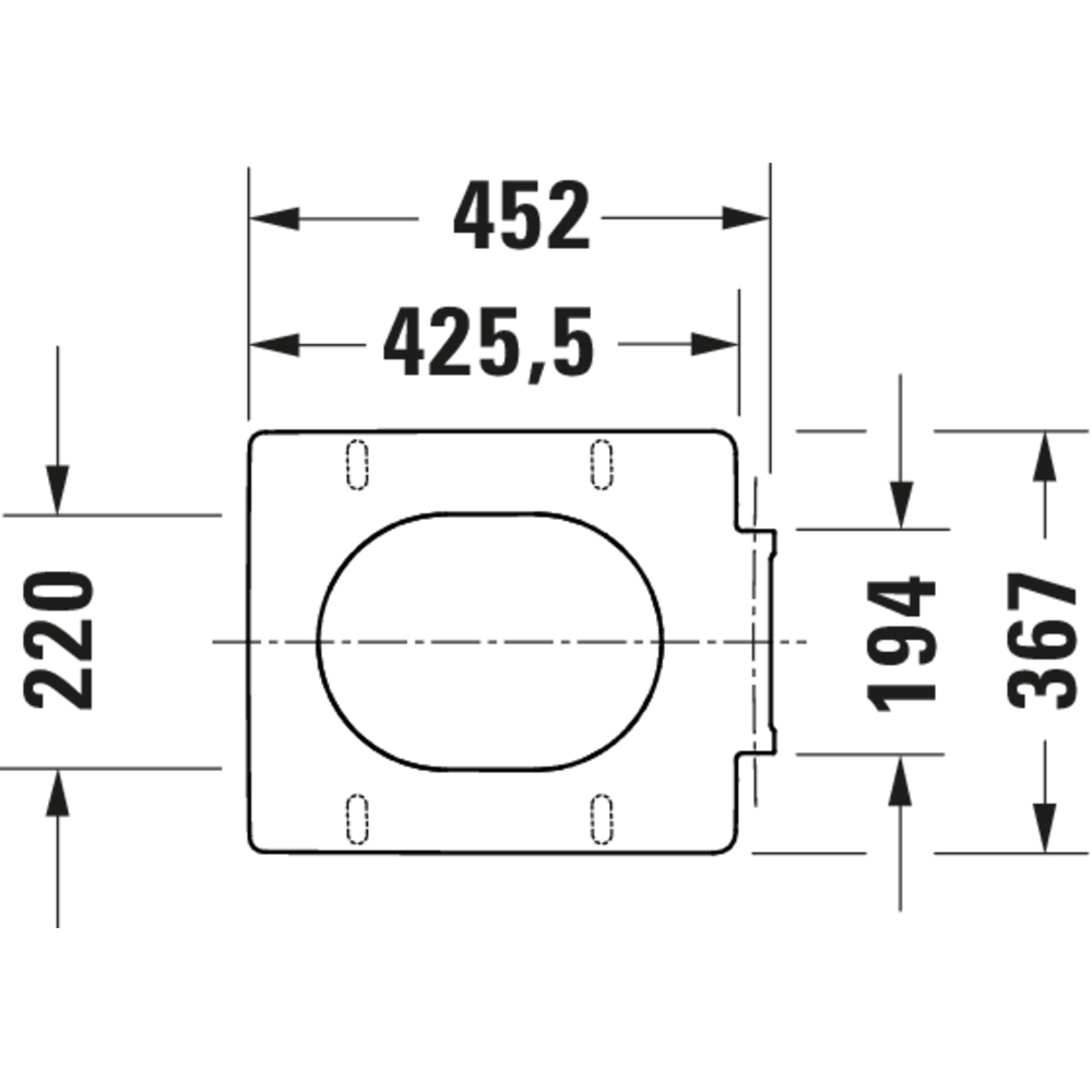 Duravit Vero Air White Toilet Seat and Cover 378 x 469mm Image 6