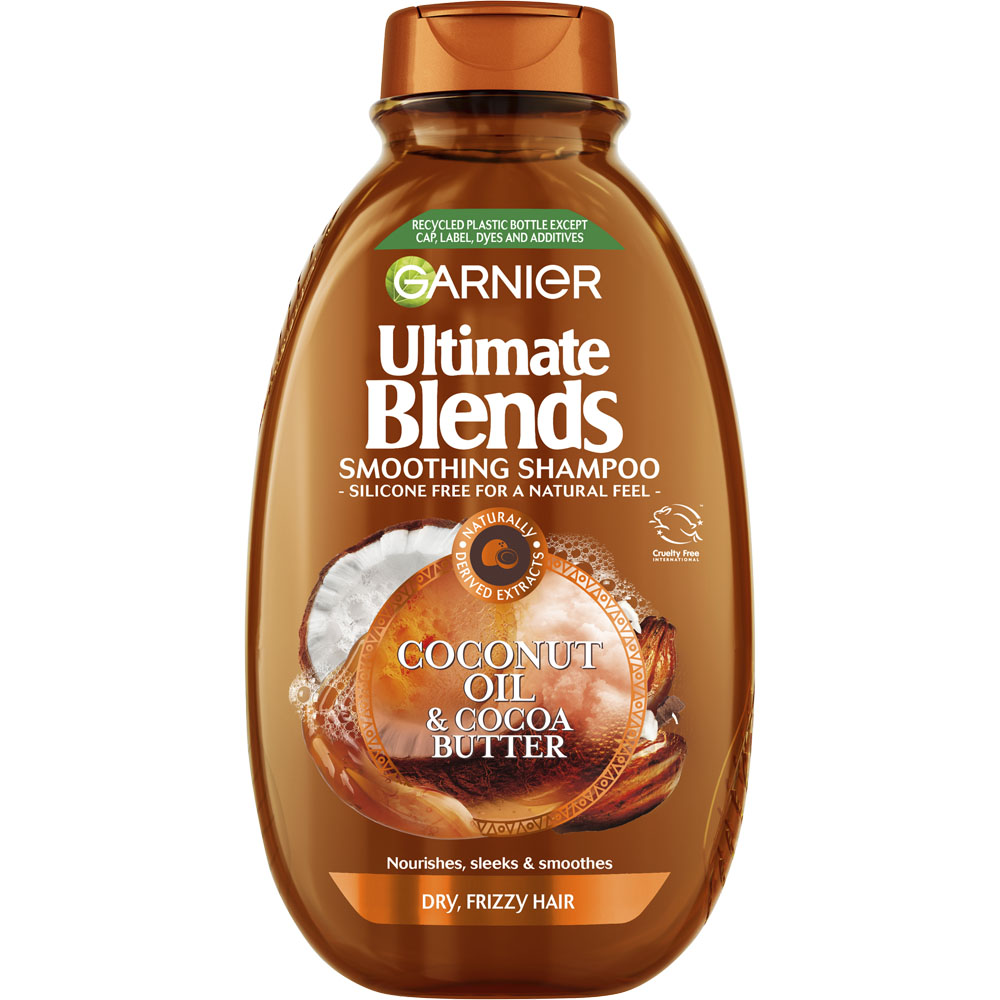 Garnier Ultimate Blends Coconut Oil Frizzy Hair Shampoo 400ml Image 1