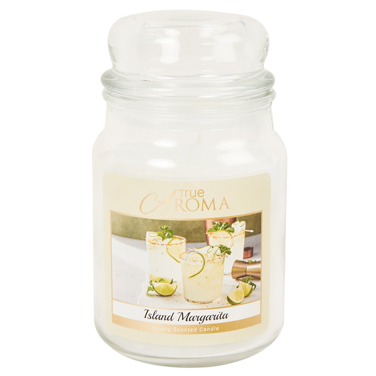 Island Margarita Mason Jar Candle - Clear Image 1