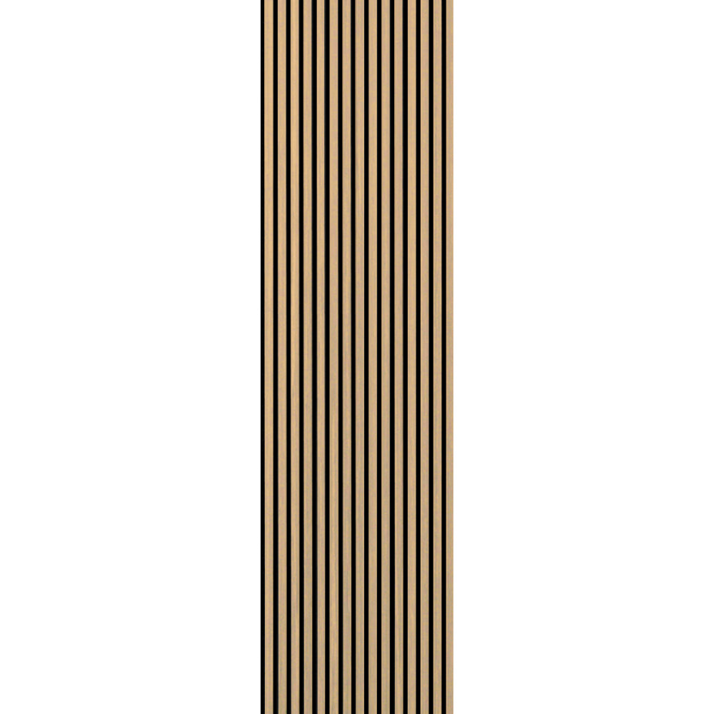 Portland 240 x 60cm Acupanel Oak Acoustic Slat Wall Panel Image 2