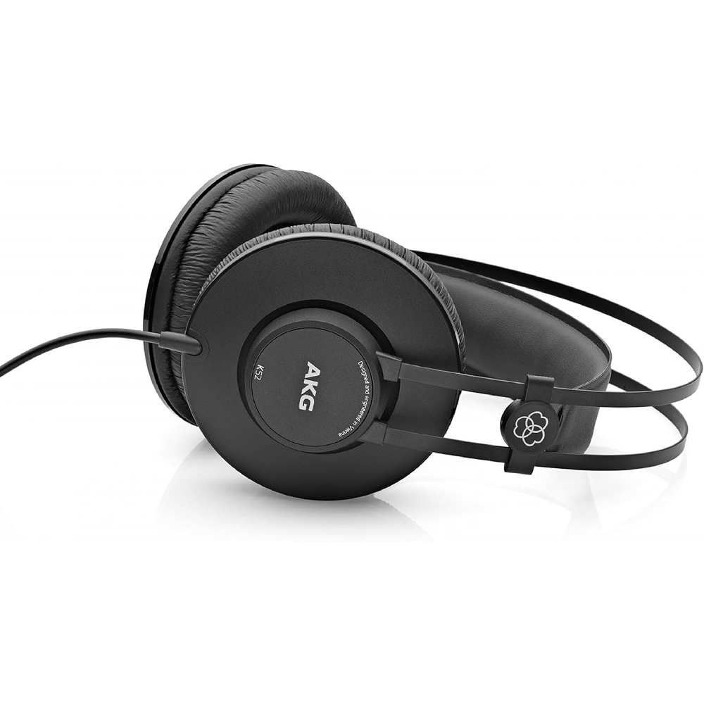 AKG K52 Black High-Performance Lightweight Closed-Back Over-Ear Headphones Image 2