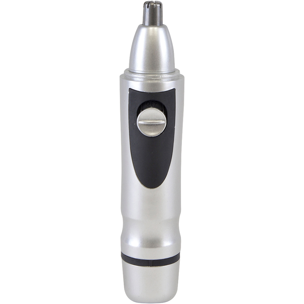 Paul Anthony Salon Pro 2-in-1 Silver Nose and Beard Trimmer with Nasal Trimming Head Image 2