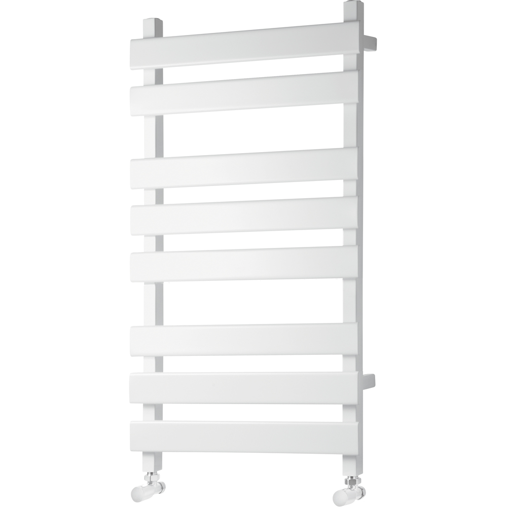 Towelrads Perlo 1358BTU White Towel Radiator 800 x 500mm 398W Image 1