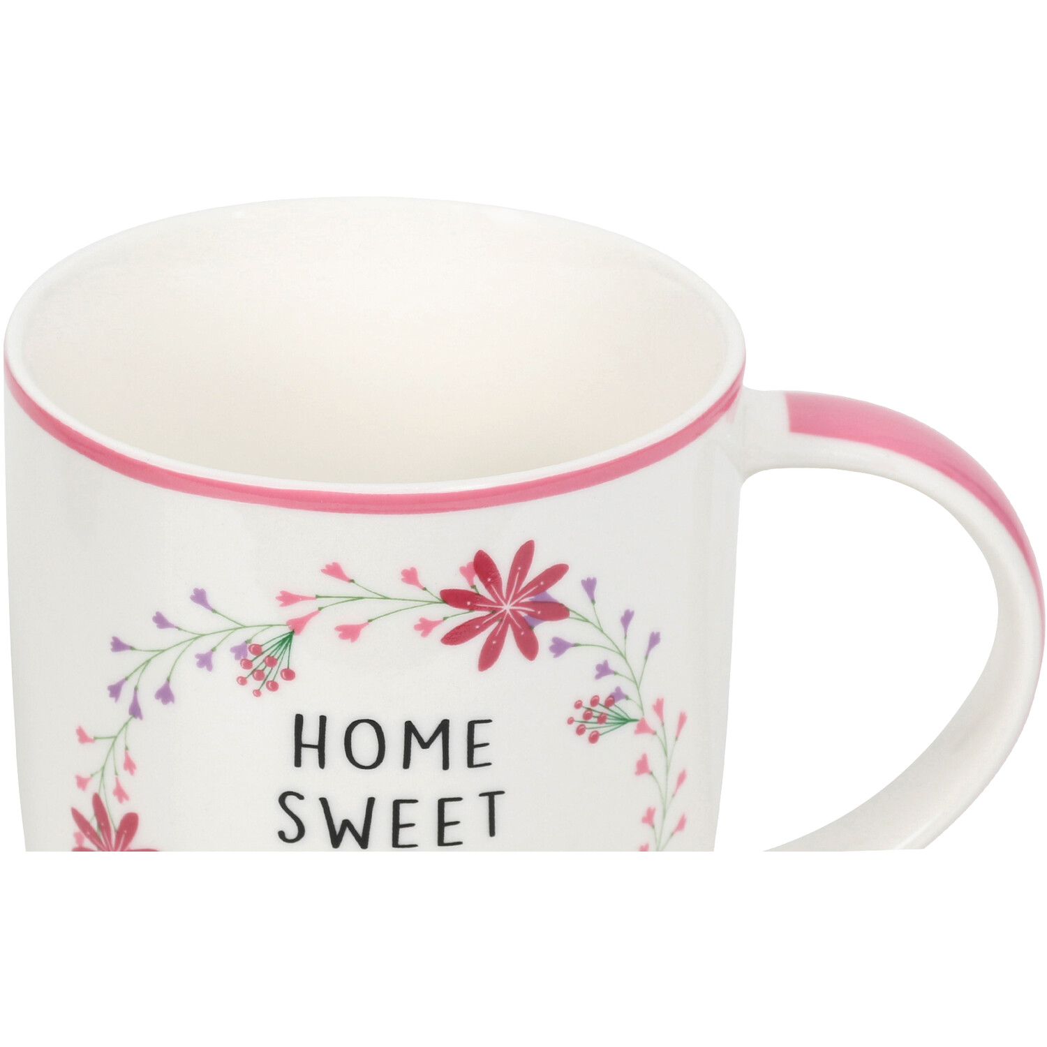Home Sweet Home Office Mug - Pink Image 3