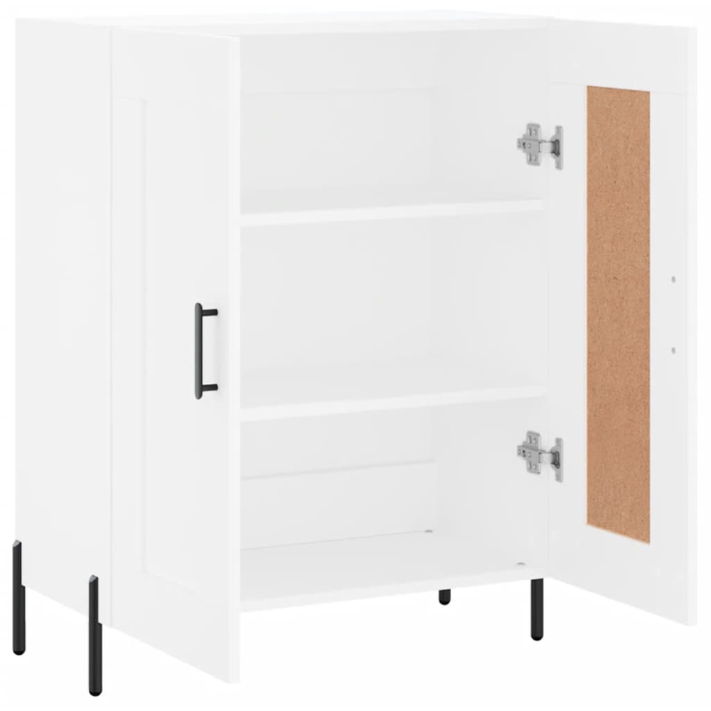 vidaXL 2 Door White Sideboard Image 6