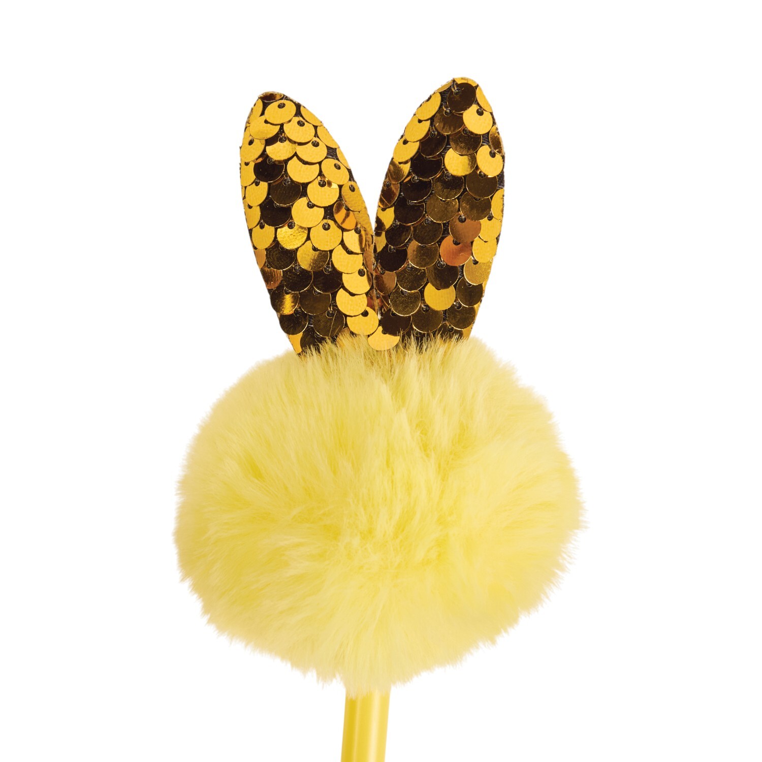 Spring Bunny Fluffy Pom Pom Pen Image 5