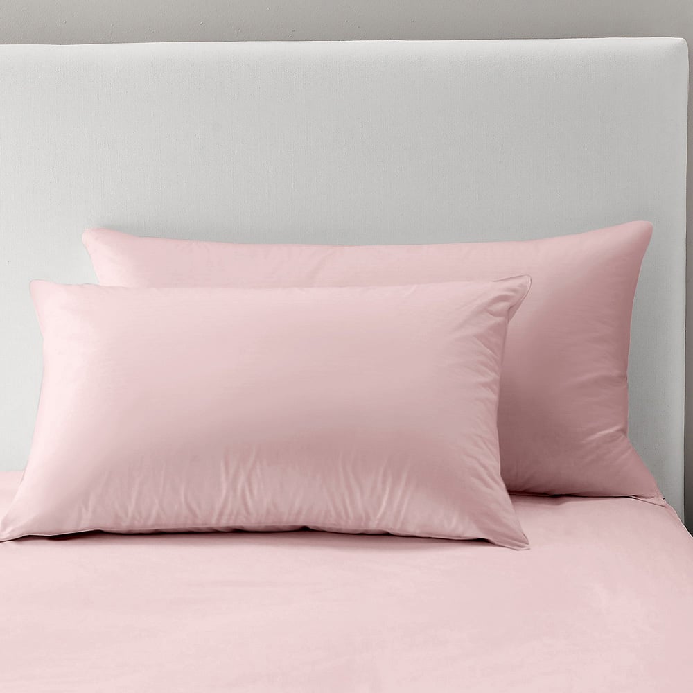 Velosso Microfibre Pink Pillowcase 2 Pack Image 2