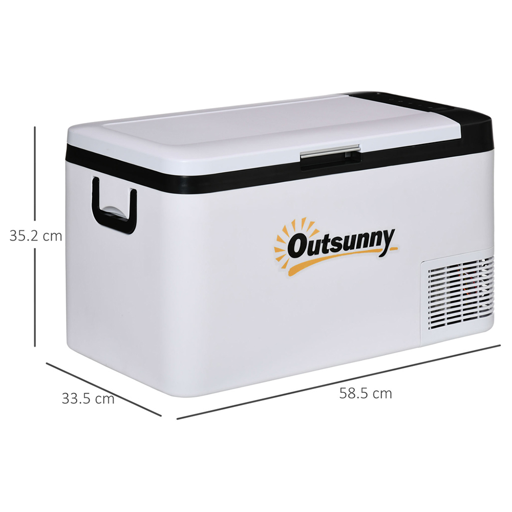 Outsunny 12V LED 25L Portable Cooler Image 6