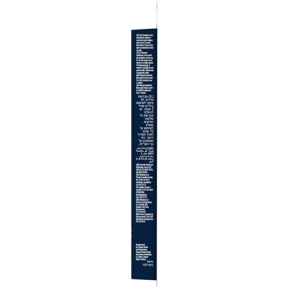 Oral-B Pro 3D White Medium Toothbrush Purple Image 4
