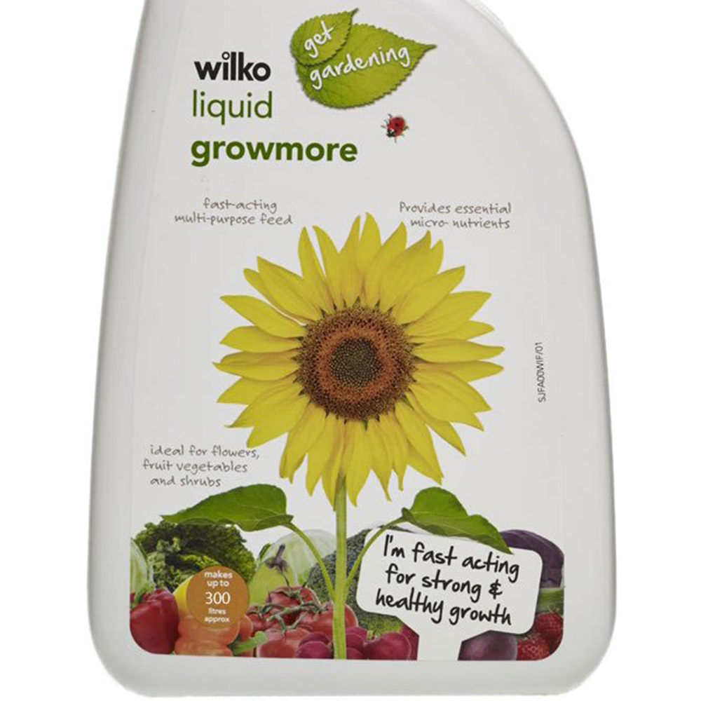 Wilko Growmore Plant Feed Liquid 1L Image 2