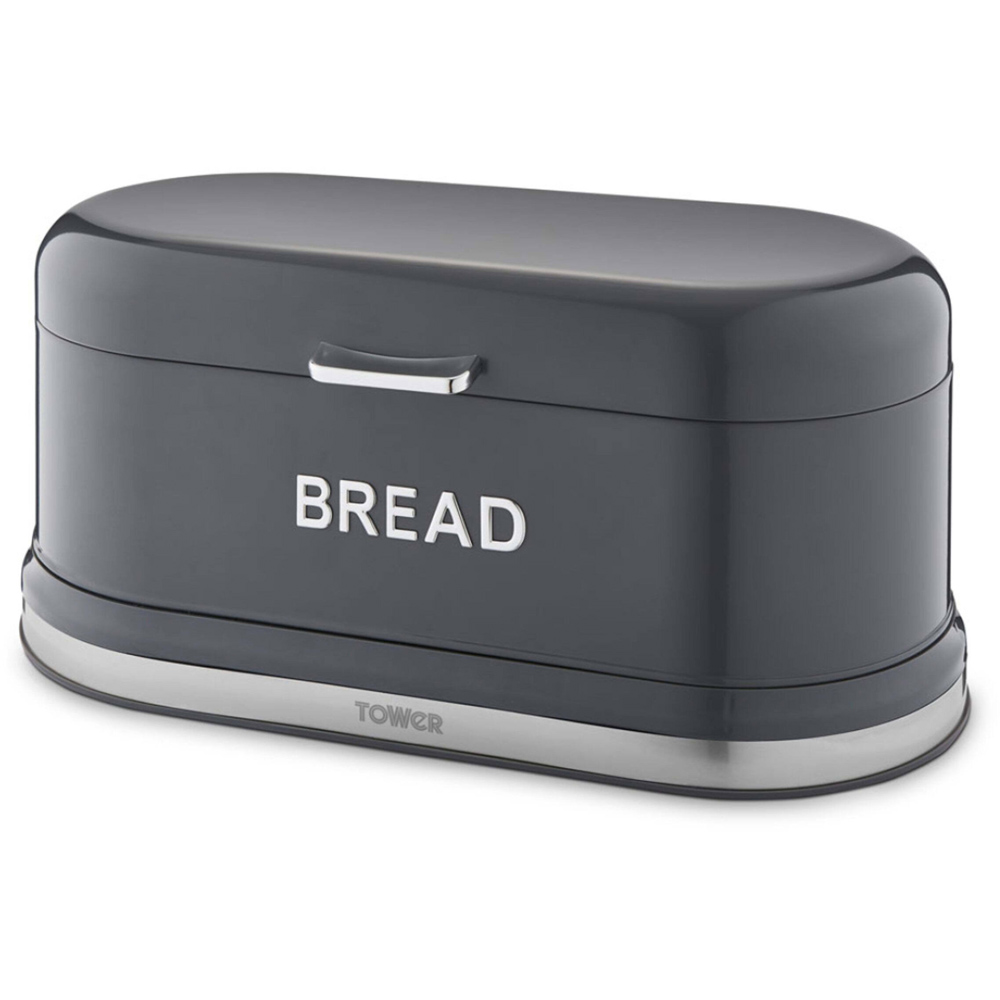 Tower Belle Graphite Bread Bin Image 1