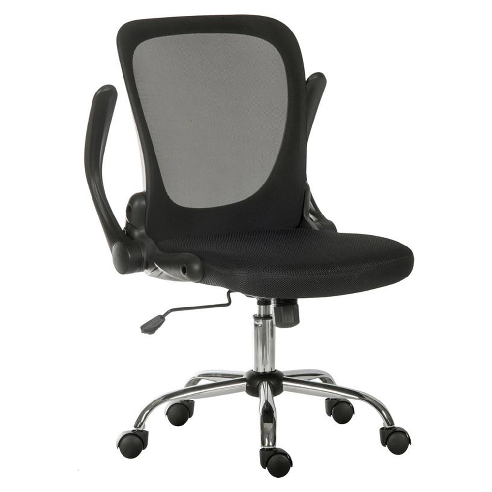 Teknik Black Mesh Swivel Office Chair Image 5