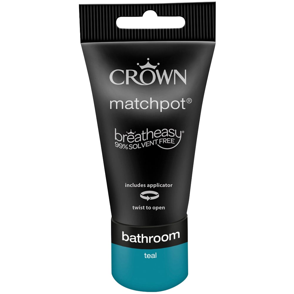 Crown Bathroom Tester 40ml - Teal Image 1