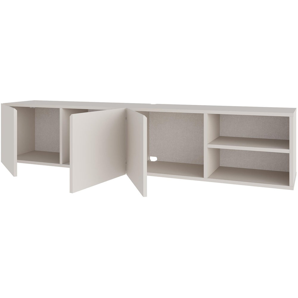 Decortie Conrad 3 Door 2 Shelf Sandstone TV Unit Image 3
