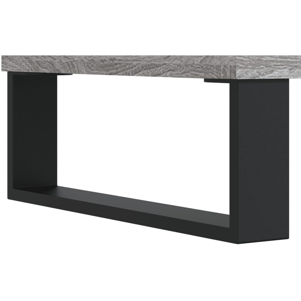 vidaXL 3 Drawer Grey Sonoma Wide TV Cabinet Image 9