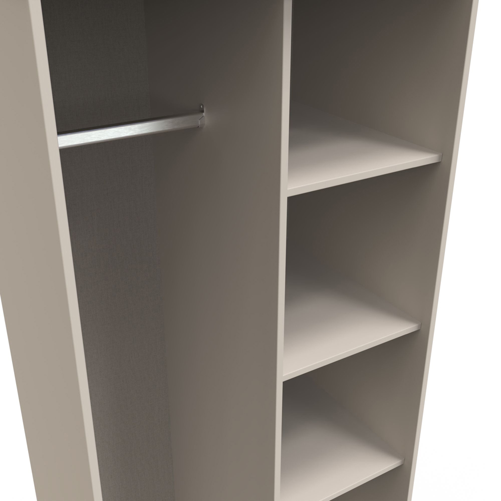 Crowndale Hong Kong Ready Assembled Kashmir Ash Tall Open Wardrobe Image 6