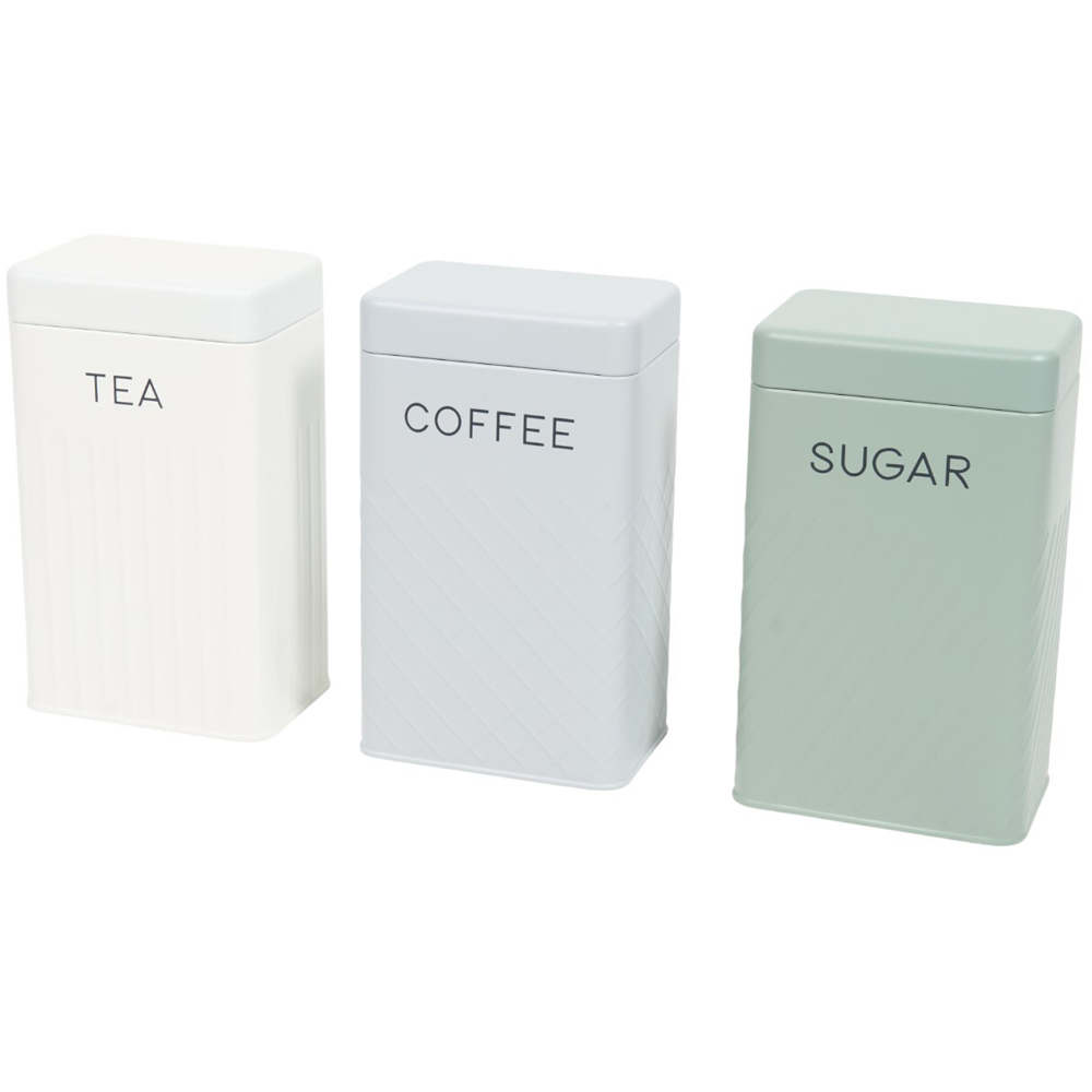 Set of 3 Square Canisters Image 4