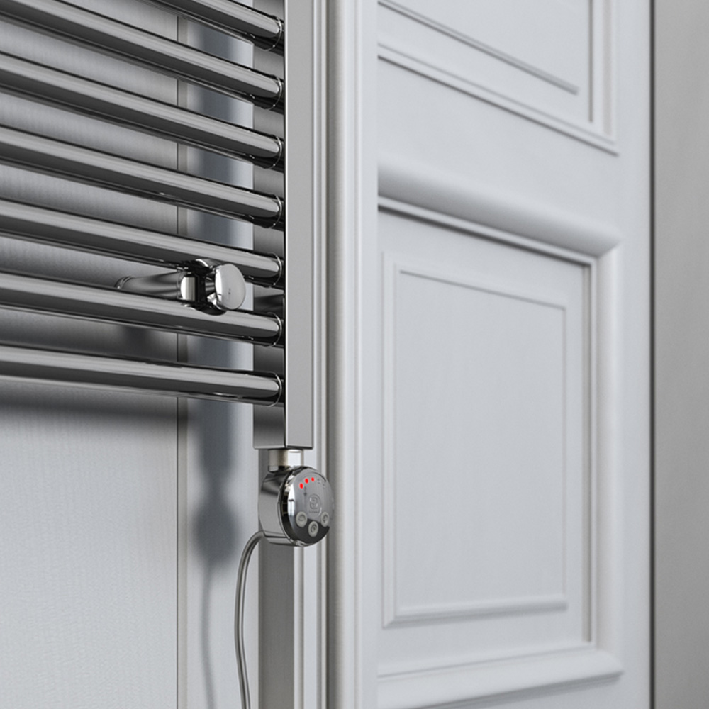 Terma Leo E 1364BTU Chrome Electric Variable Temperature Towel Rail 1600 x 500mm Image 5