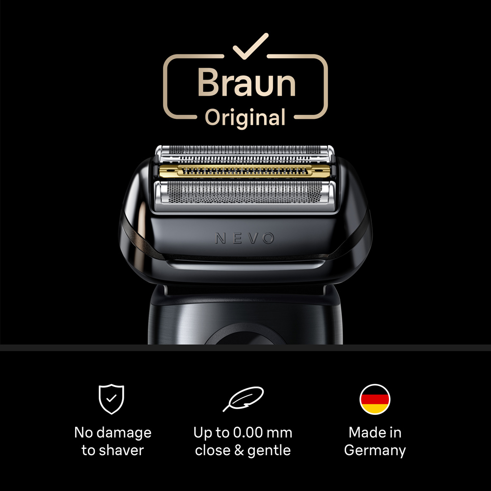 Braun Nevo Original Silver Shaver Replacement Head Image 5