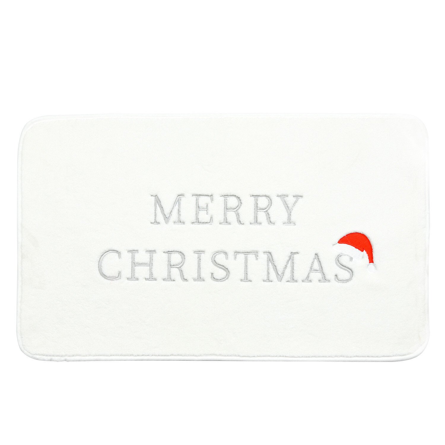 Merry Christmas Supersoft Bath Mat Image 1