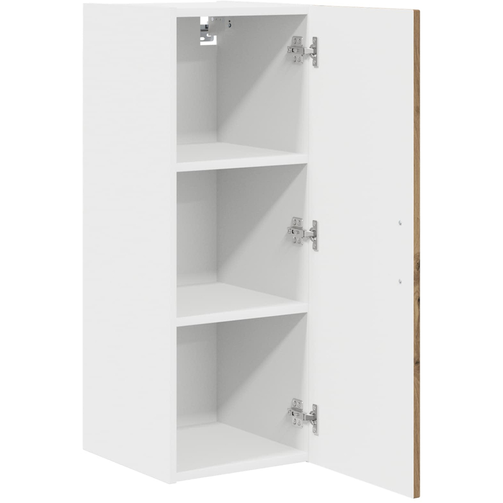 vidaXL Kalmar Single Door Artisan Oak Wall Kitchen Cabinet 2 Pack Image 4