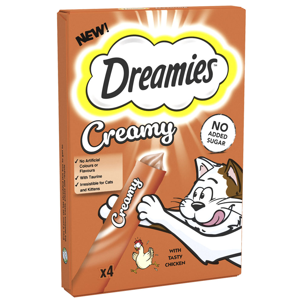 Dreamies Cat Treats with Chicken 40g Image 1