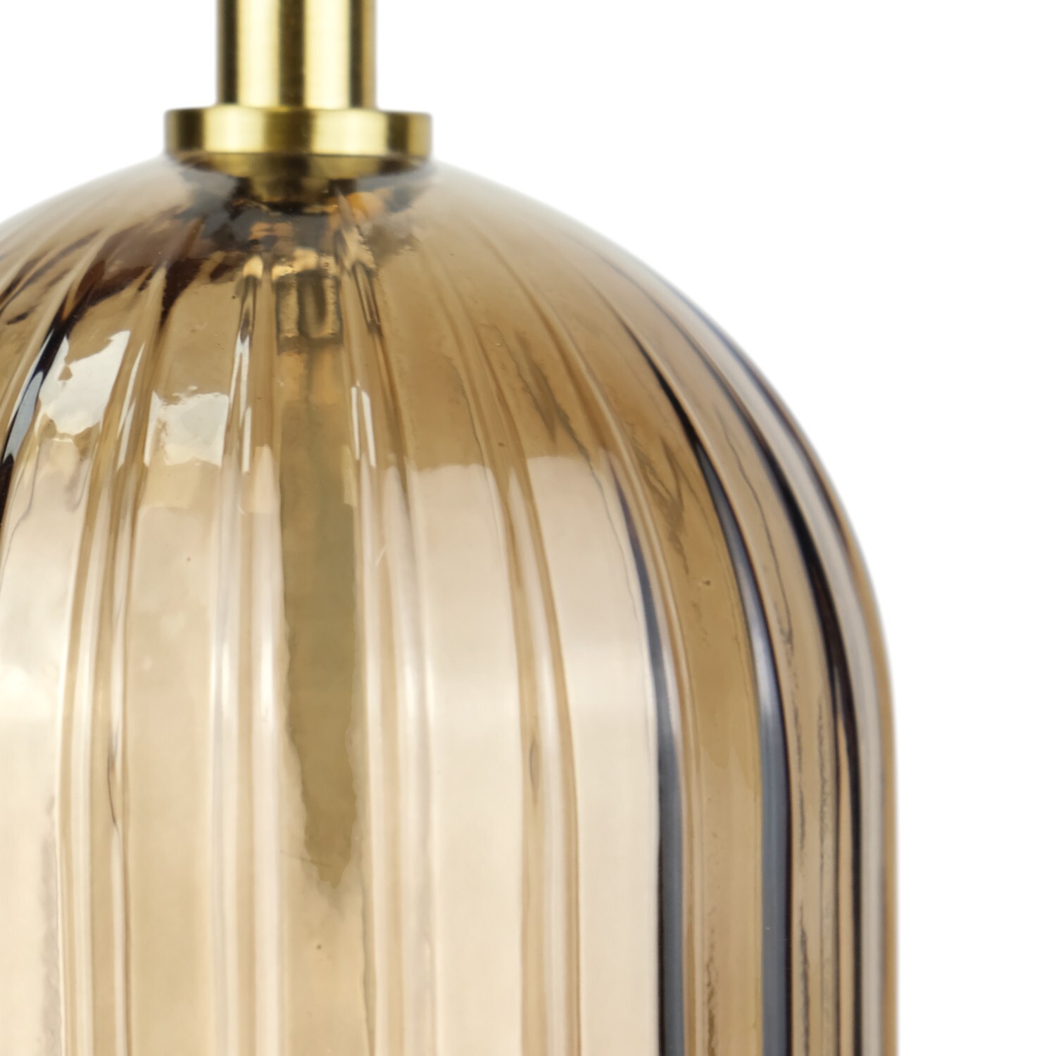 Malani Glass Table Lamp Brown Image 4