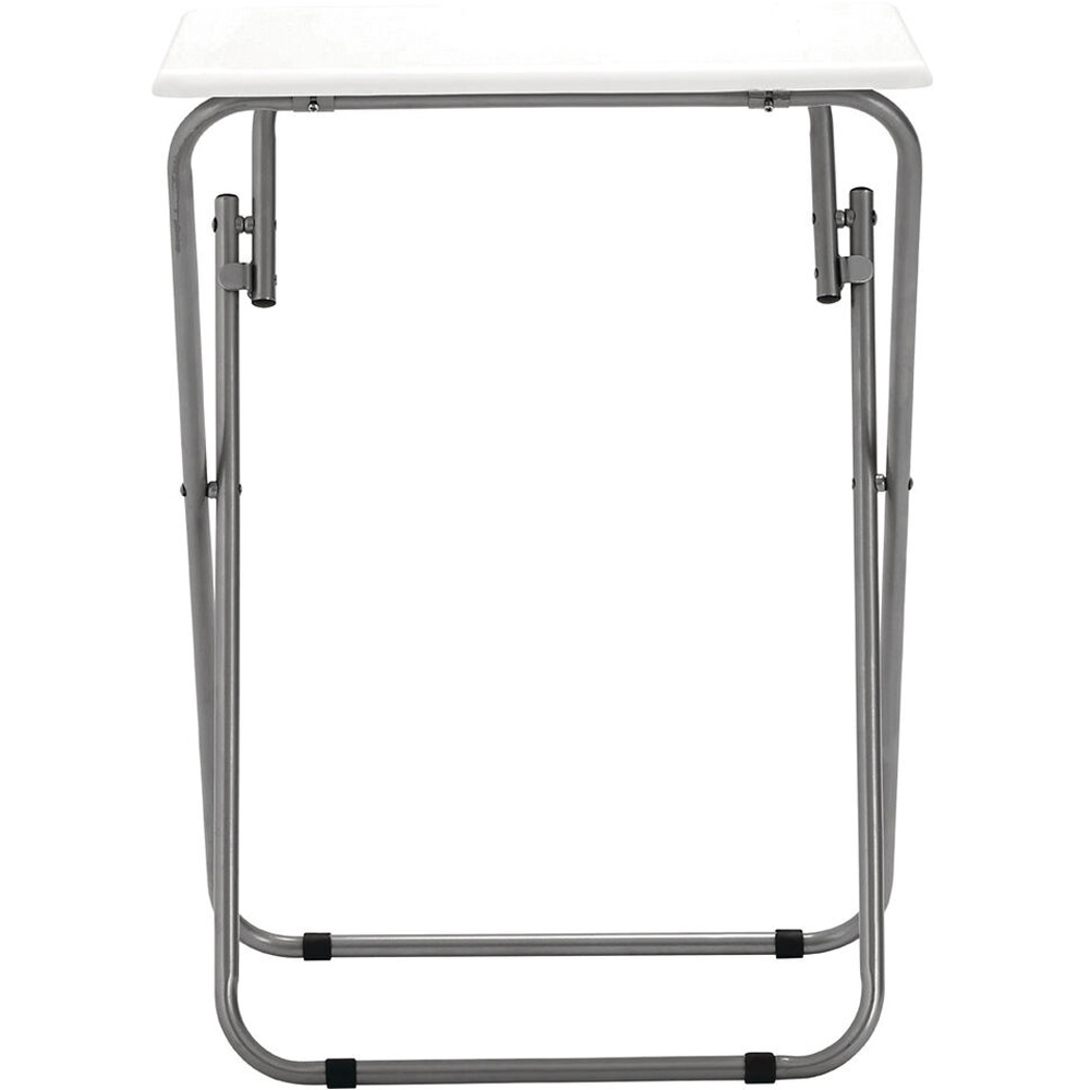 Premier Housewares White Folding Side Table Image 5