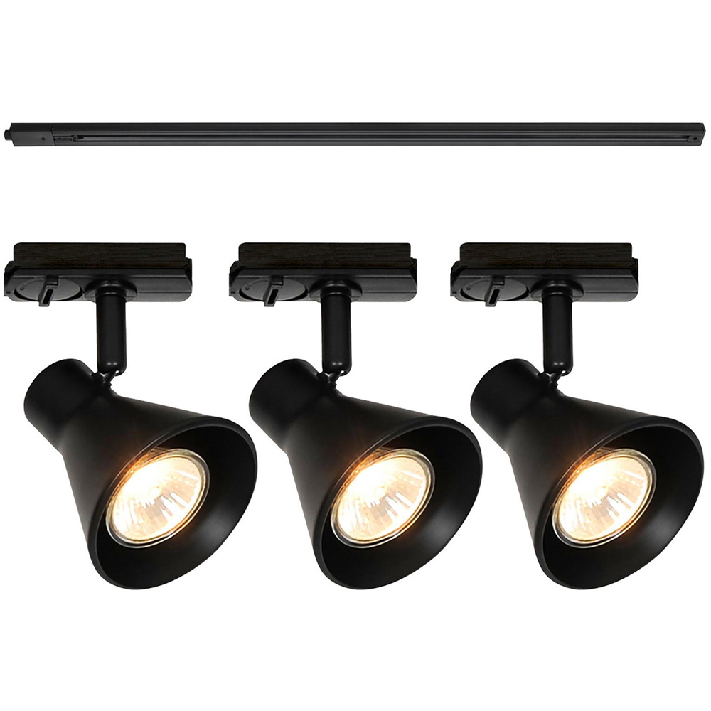 Nordlux Eik Link G10 Black 3 Spot Track Light Image 1