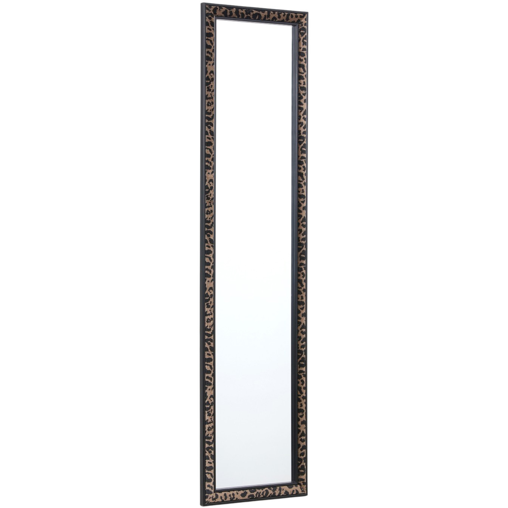 Leopard Print Dress Mirror Black Image 3