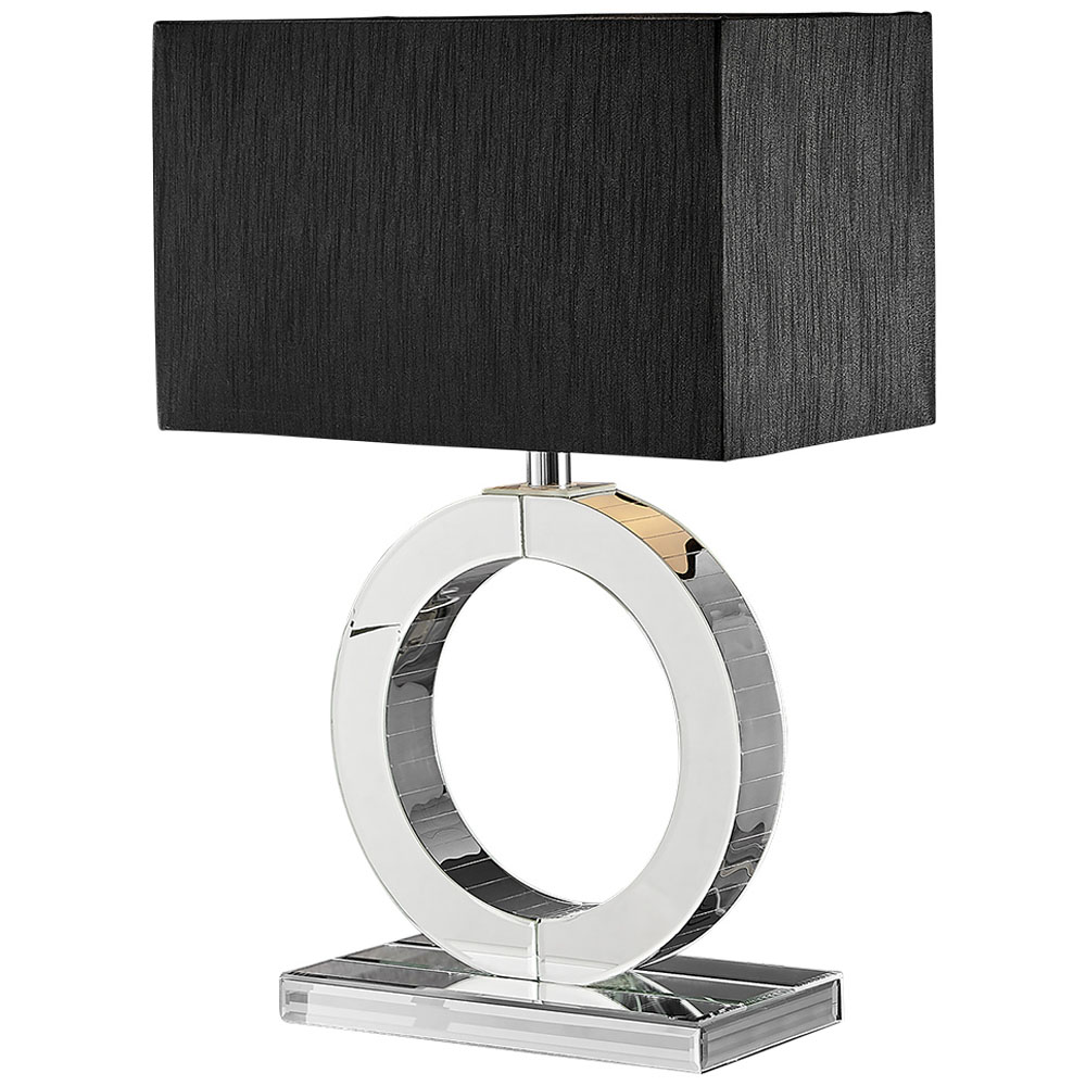 Furniturebox Cleo Black Table Lamp Image 1