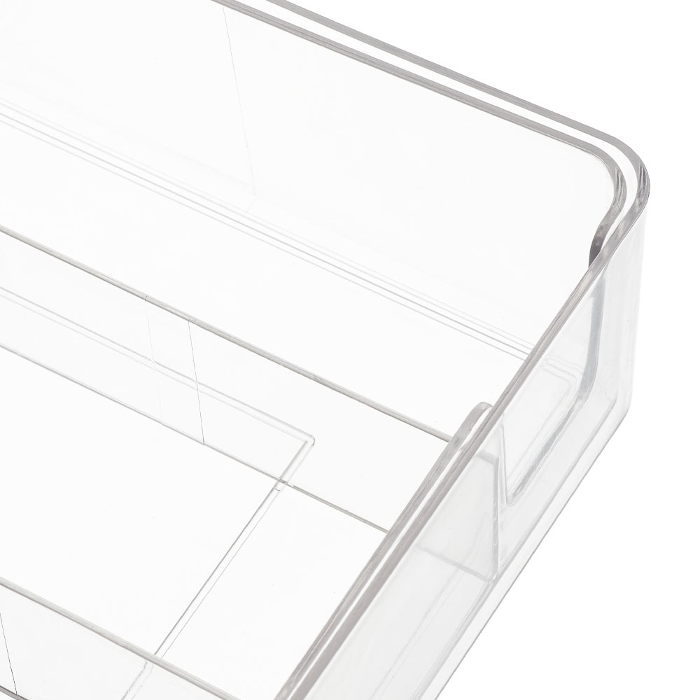 Living and Home Clear Expandable Drawer Organiser with 6 Compartments Image 5