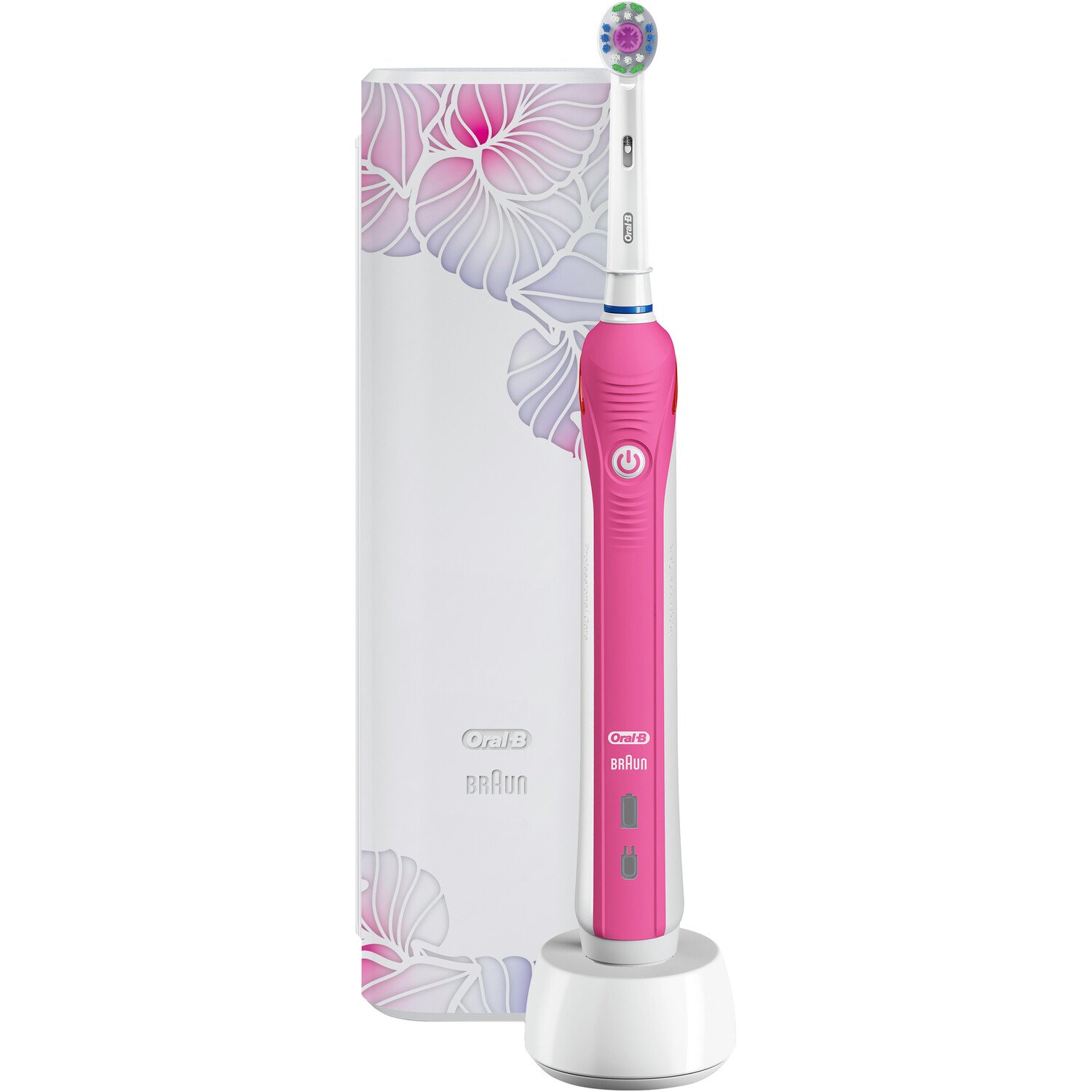 Oral-B Pro Clean Toothbrush and Travel Case - Pink Image 1