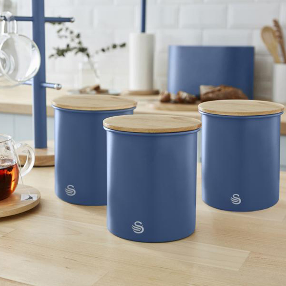 Swan Nordic Blue Canisters 3 Piece Image 4