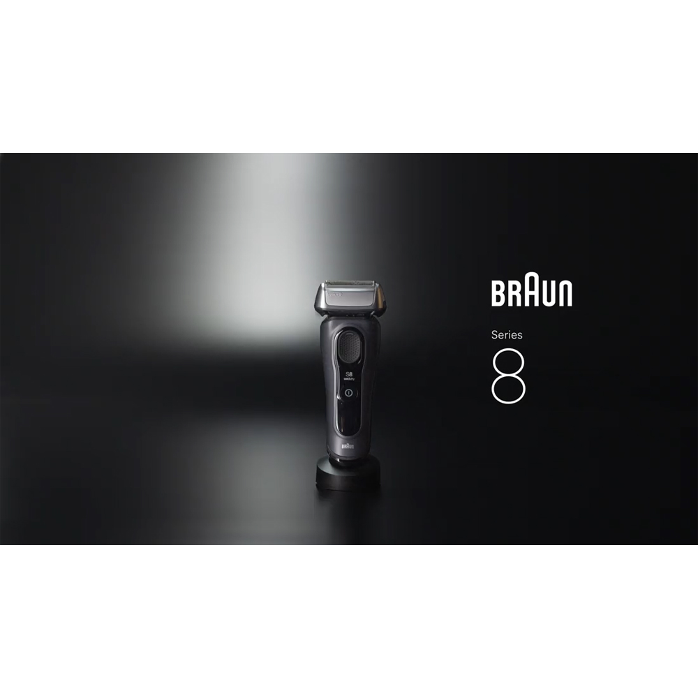 Braun Series 8 8663CC Grey 4 Plus 1 Electric Shaver Image 8