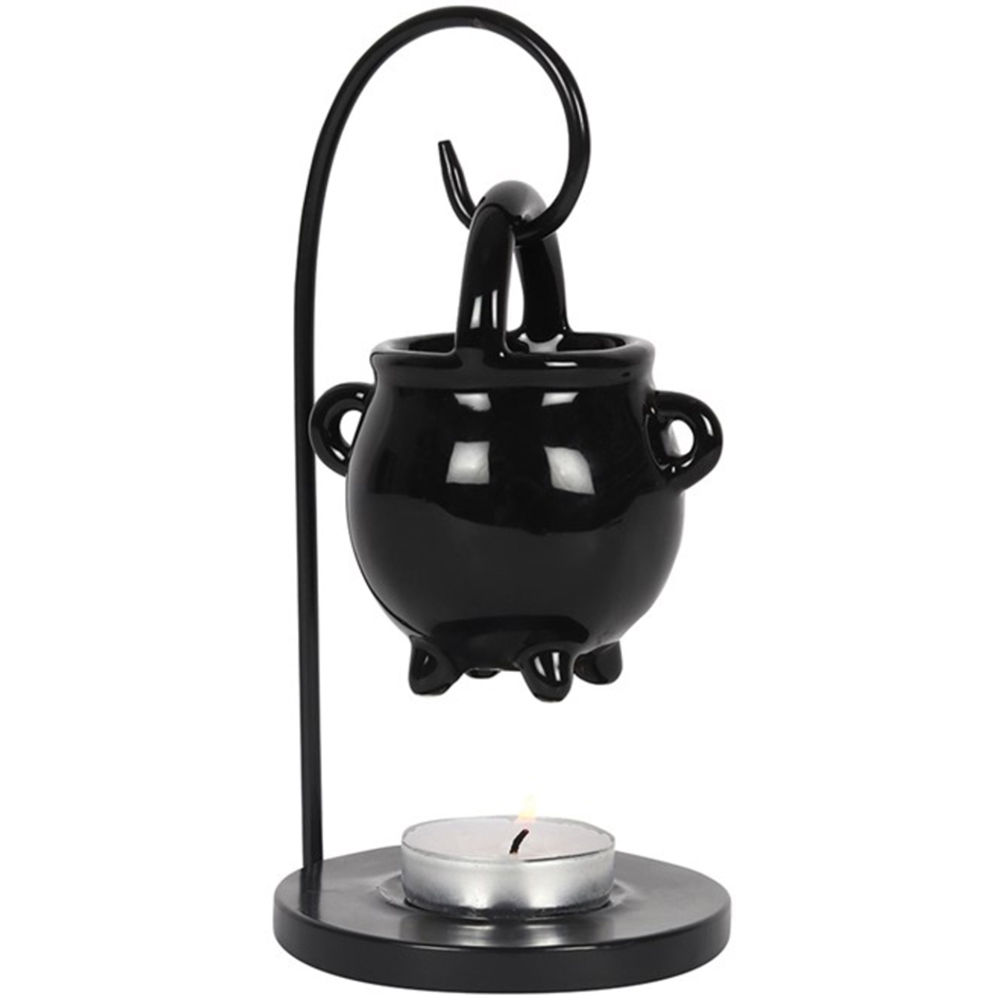 Marco Paul Black Hanging Cauldron New Bone China Halloween Oil Burner Image 2