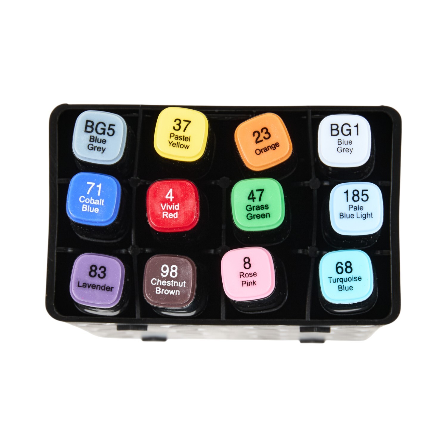 Pack of 12 Twin Aqua Markers Image 2