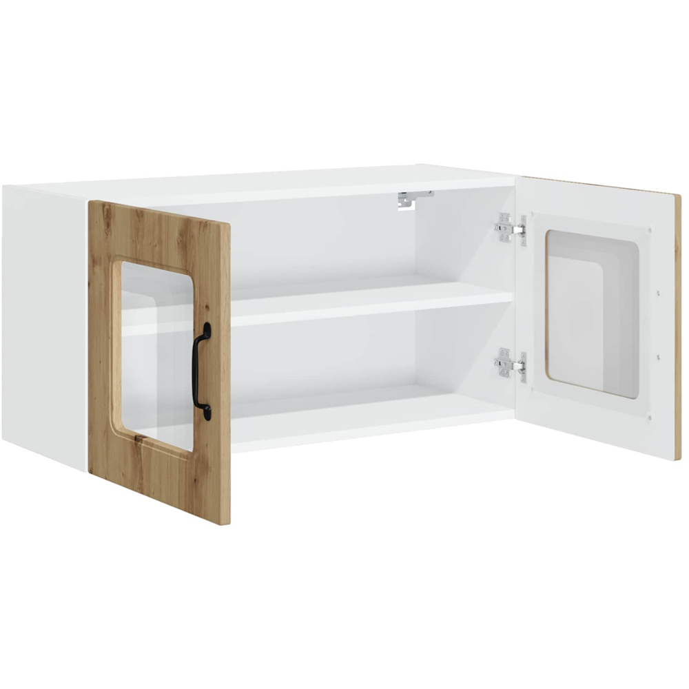 vidaXL Kalmar 2 Door Artisan Oak Wall Kitchen Cabinet Image 5