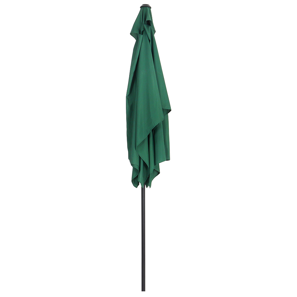 Living and Home Green Square Crank Tilt Parasol with Round Base 3m Image 5
