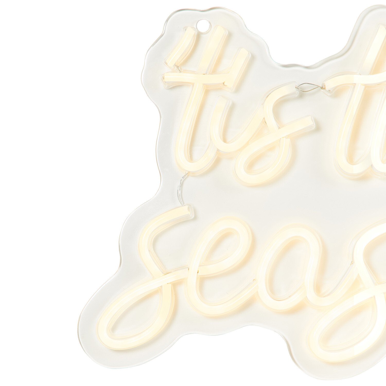 Tis The Season Neon Sign - White Image 4