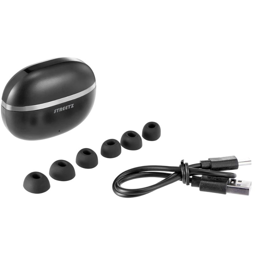 Streetz T235 Black True Wireless Earbuds Image 4