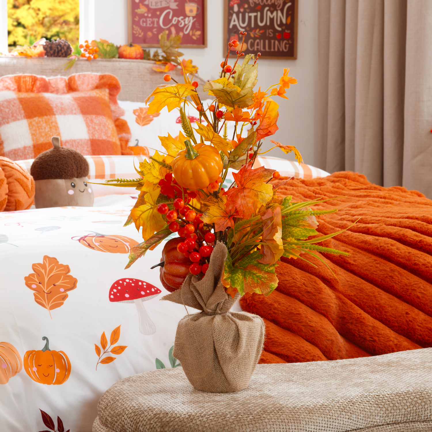Pumpkin Shaped Cushion Image 2