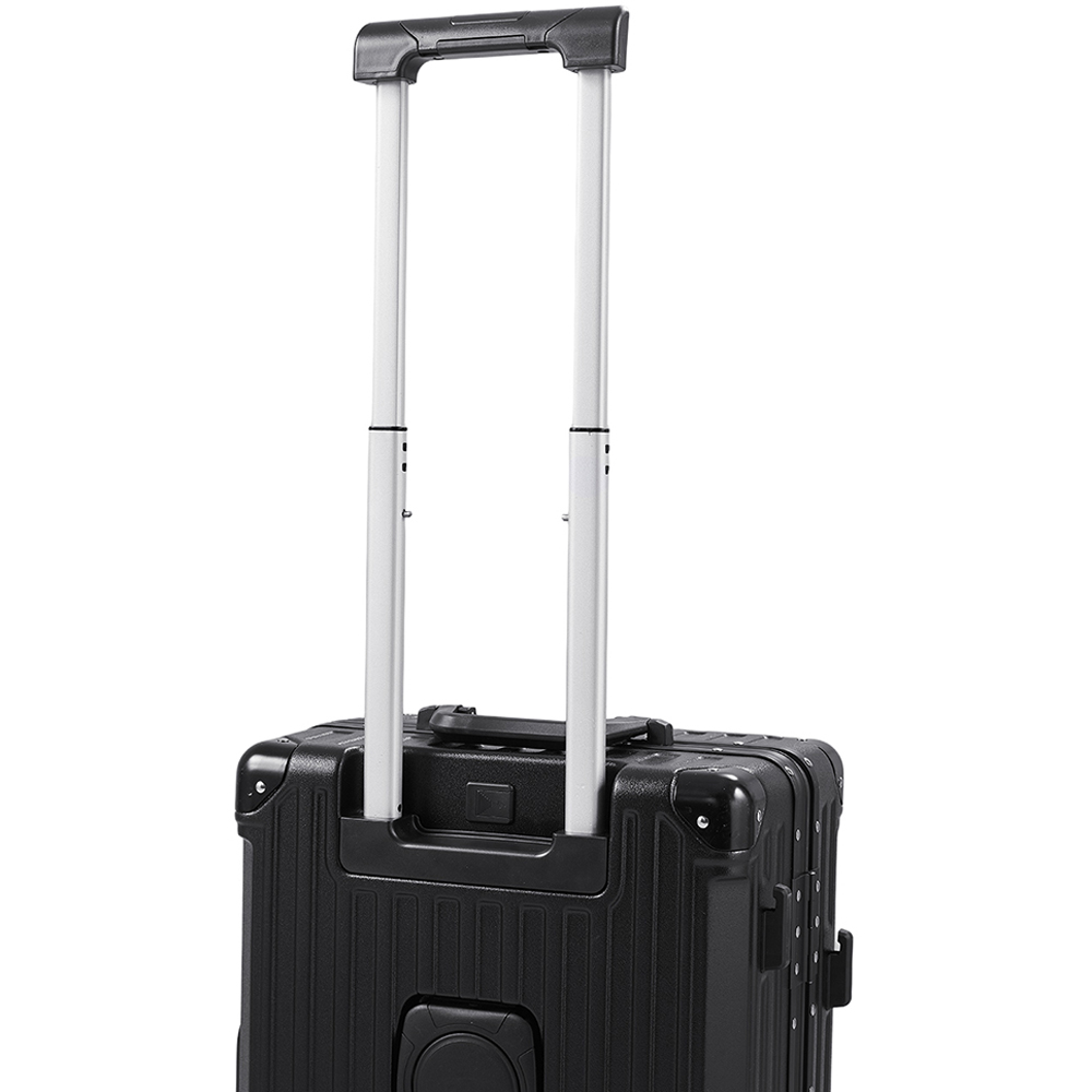 H&O Direct Black 23 inch Luggage with USB Port Image 4