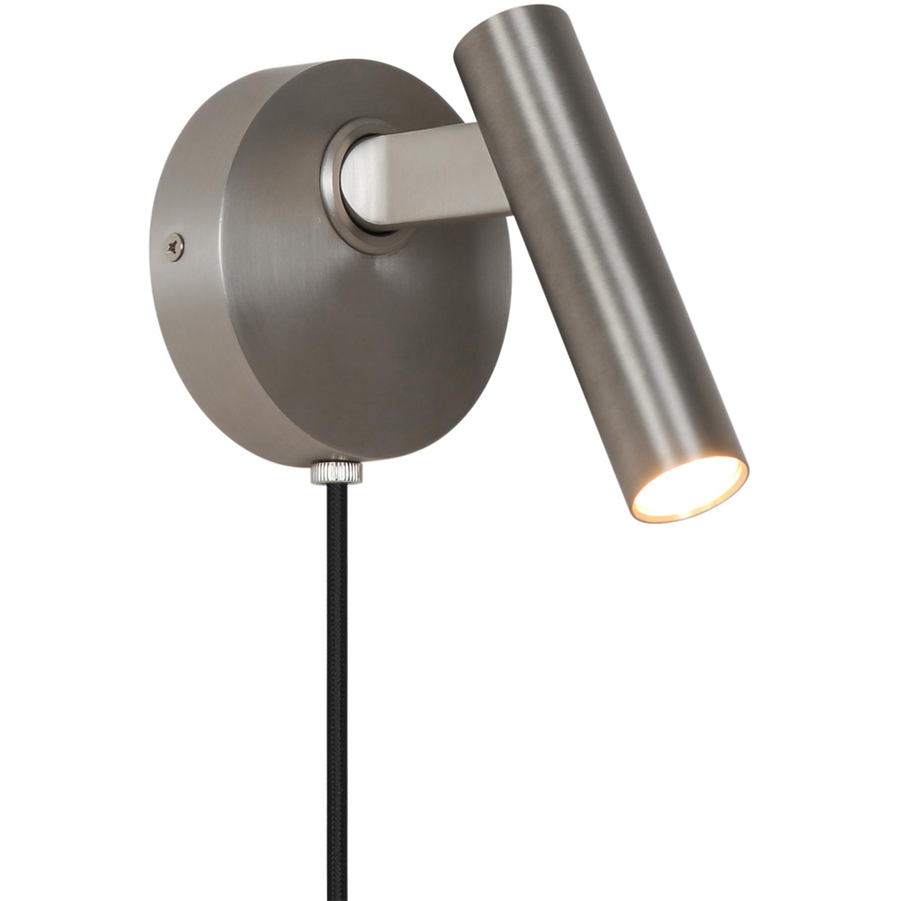 Nordlux Makoto Satin Chrome Wall Light Image 1